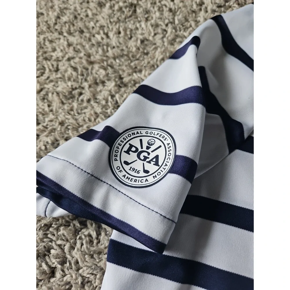 Polo Golf Ralph Lauren Shirt Men's L Ryder Cup Patch 2016 PGA Hazeltine Tailored